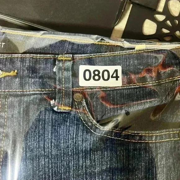 Nine West SAMS Straight Leg Jeans Womens 10 Blue Denim 2011 Stretch Comfy 0804 - Picture 10 of 10